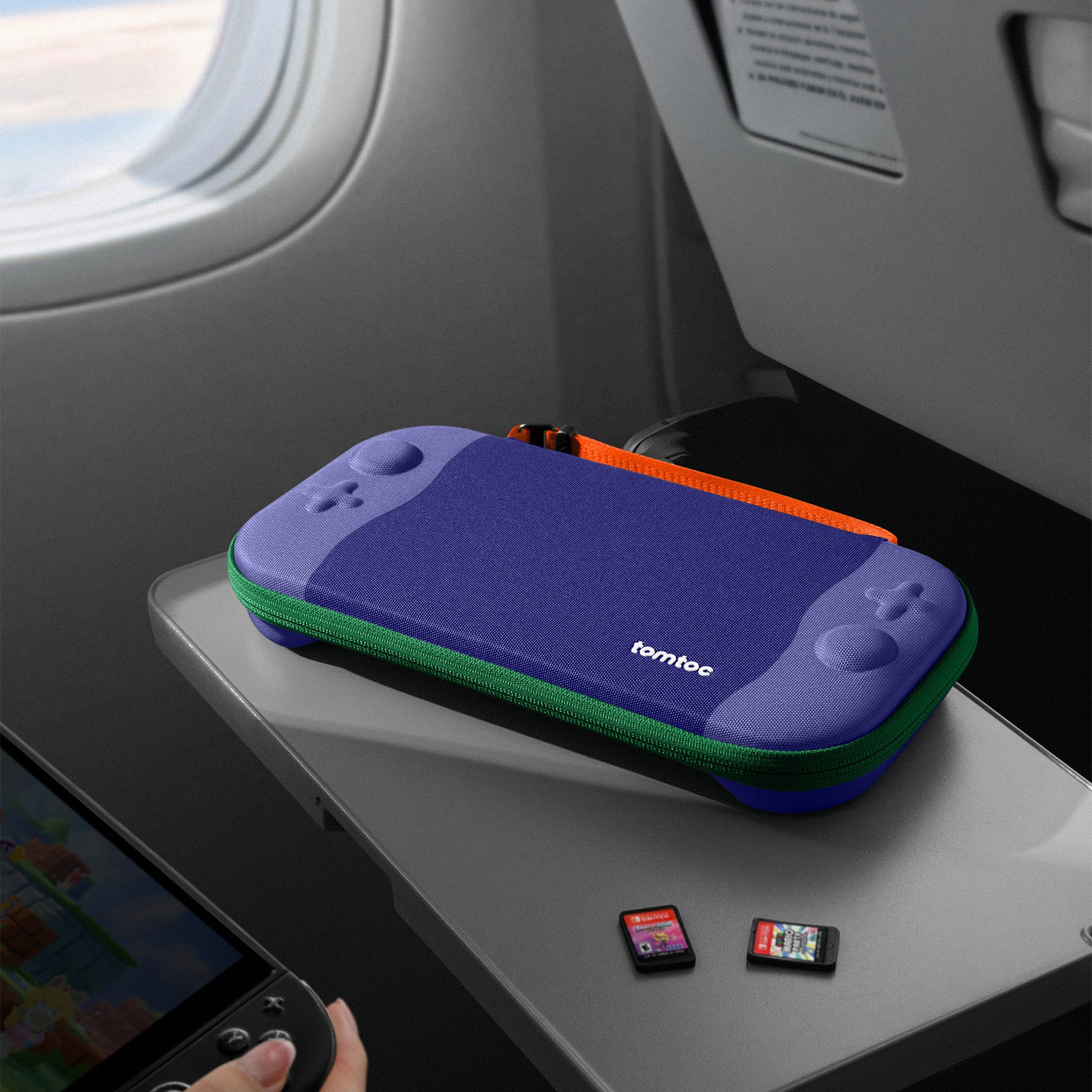 tomtoc FancyCase-G05 Nintendo Switch 2 Slim Case - Blueberry