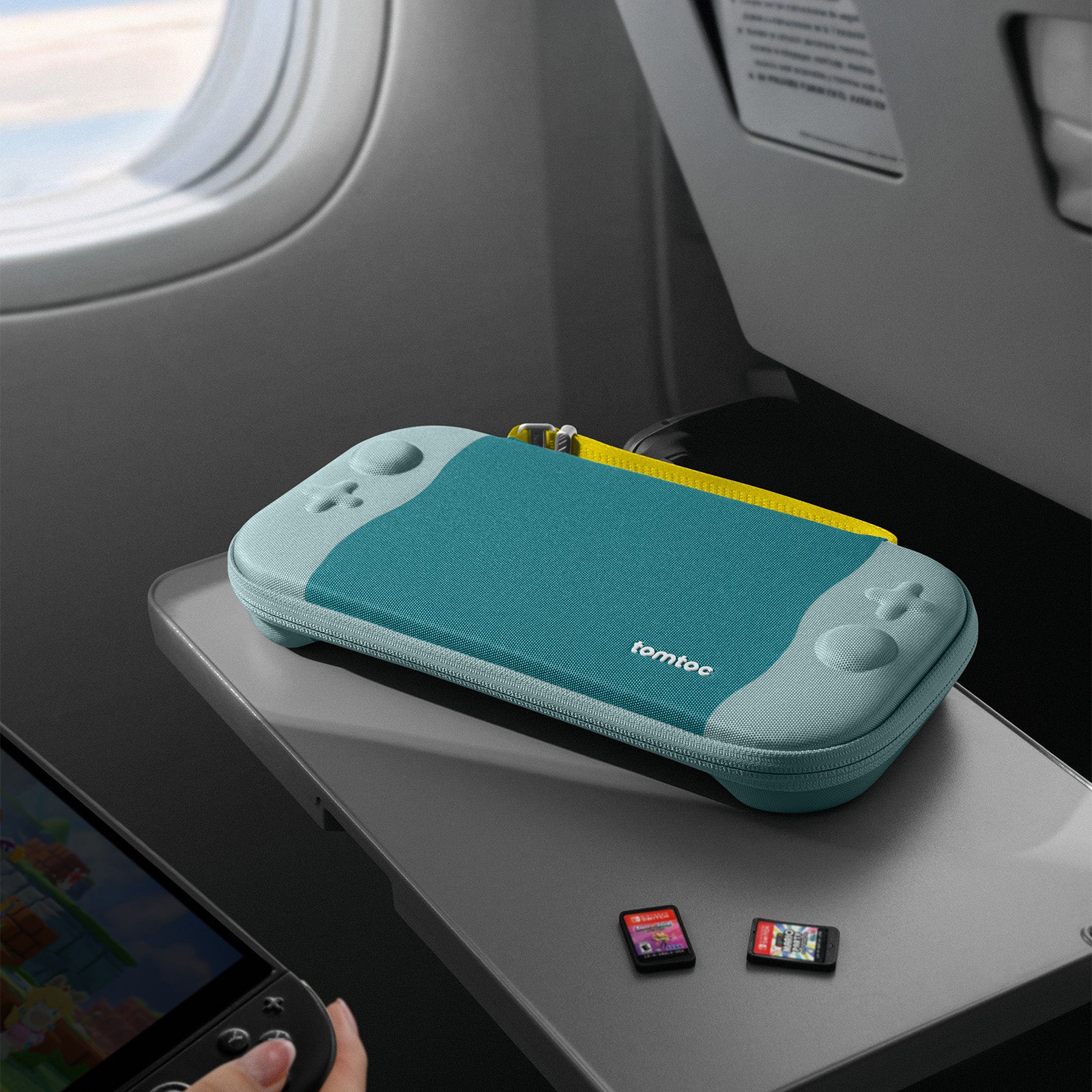 tomtoc FancyCase-G05 Nintendo Switch 2 Slim Case - Sea Salt