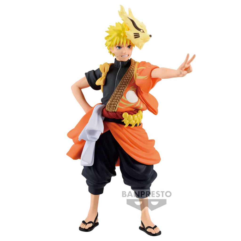 Banpresto Uzumaki Naruto Animation 20th Anniversary Costume Naruto Shippuden Figure