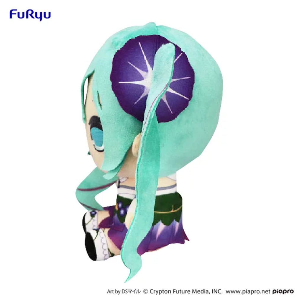 FuRyu Hatsune Miku Flower Fairy Morning Glory Ver Kyurumaru Vol.3 Big Plush