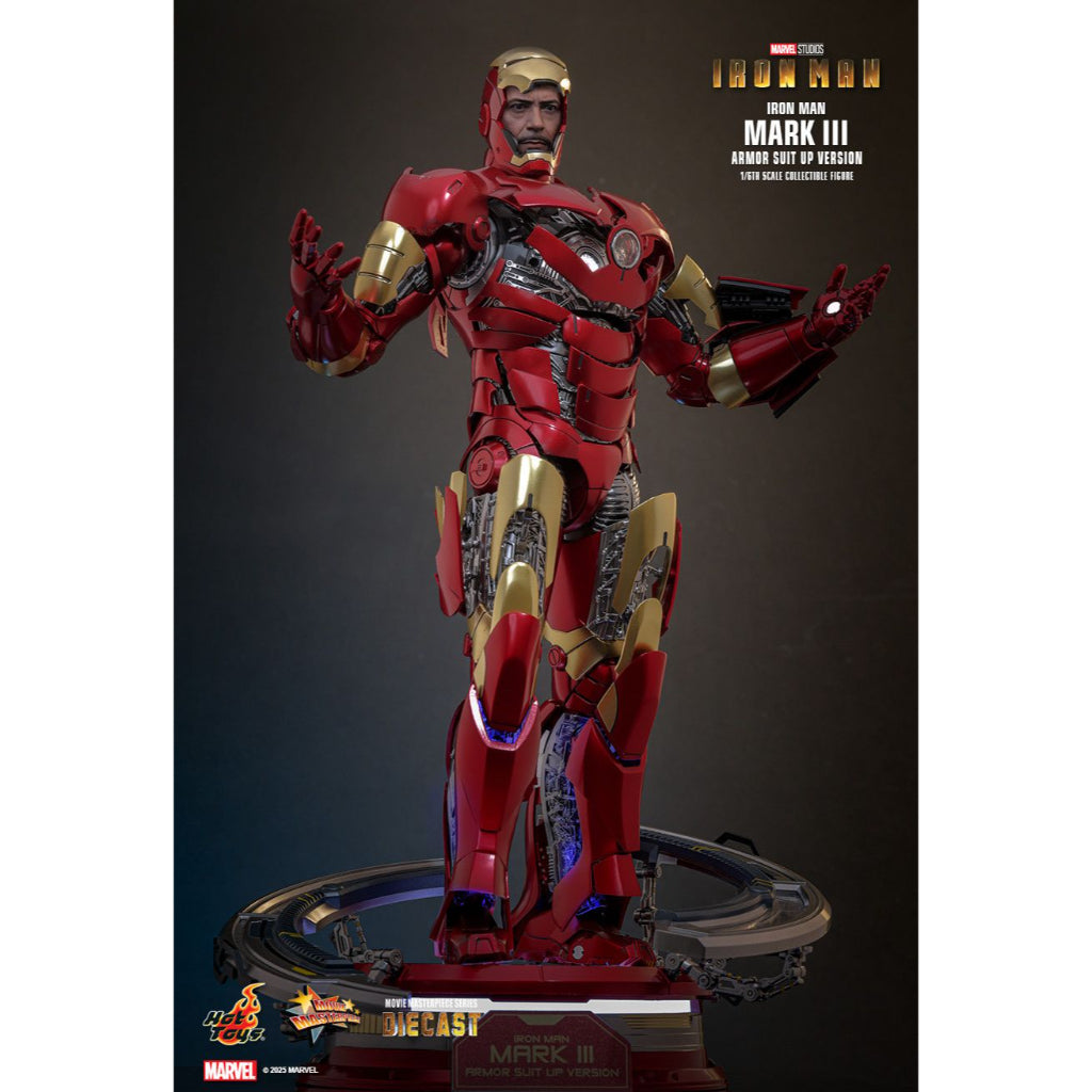 MMS825D72 - Iron Man 1/6th Scale Iron Man Mark III (Armor Suit Up Version)