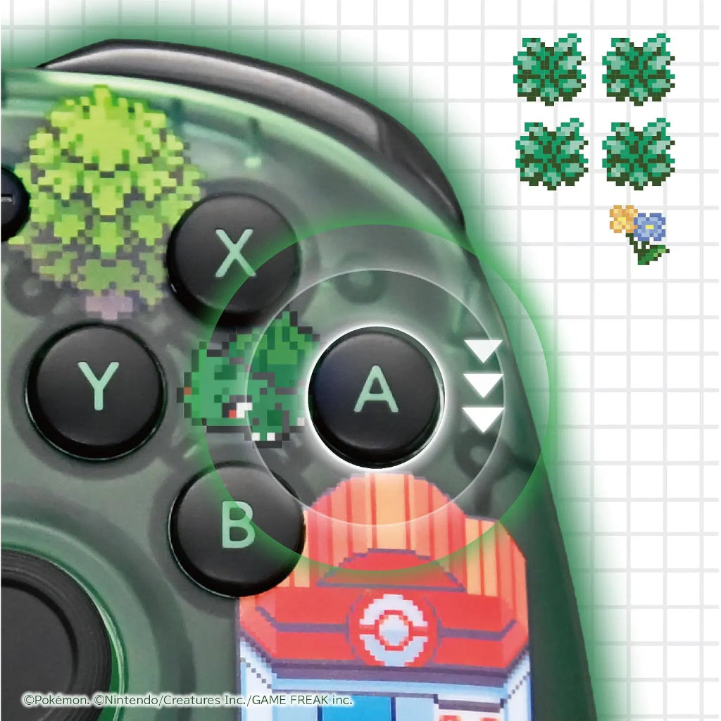 HORI Wired HORIPAD Turbo (Pokemon Pixel Green) for Nintendo Switch 2 (NSX-229A)