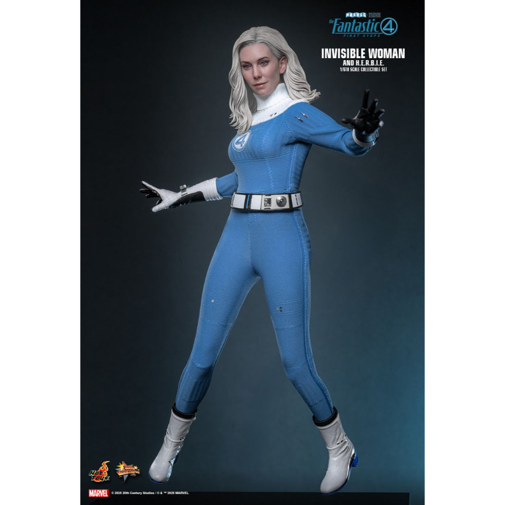 MMS824 - The Fantastic Four: First Steps - 1/6th Scale Invisible Woman and H.E.R.B.I.E. Collectible Set
