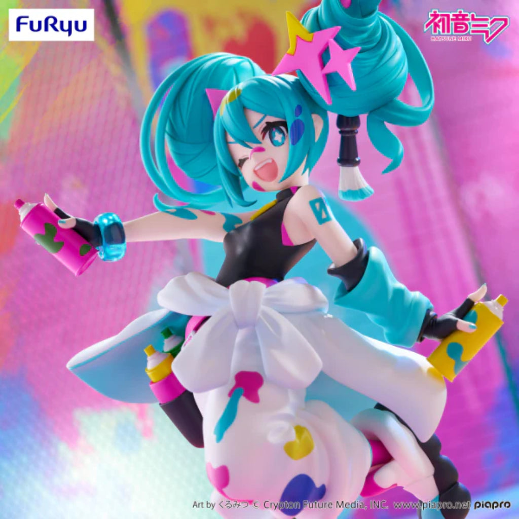 FuRyu Hatsune Miku Paint Girl Trio-Try-It Figure