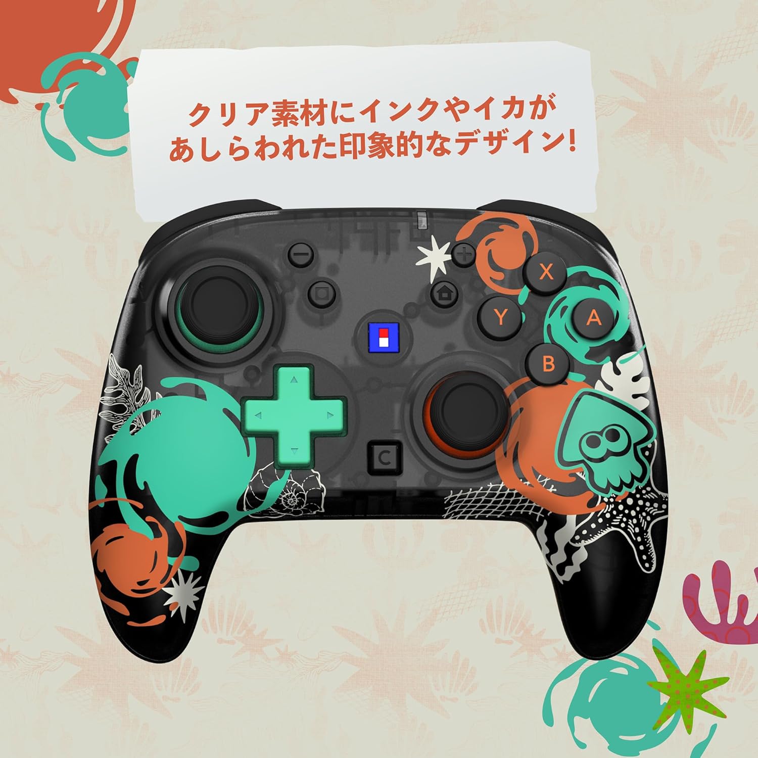 HORI HORIPAD Turbo Wireless for Nintendo Switch 2 (Splatoon Raiders Series) (NSX-239A)