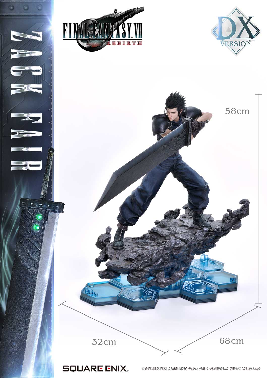 [*RETAIL ONLY PRE-ORDER] Square Enix Masterline Final Fantasy VII Rebirth 1/4 Scale - Zack Fair Deluxe Ver.