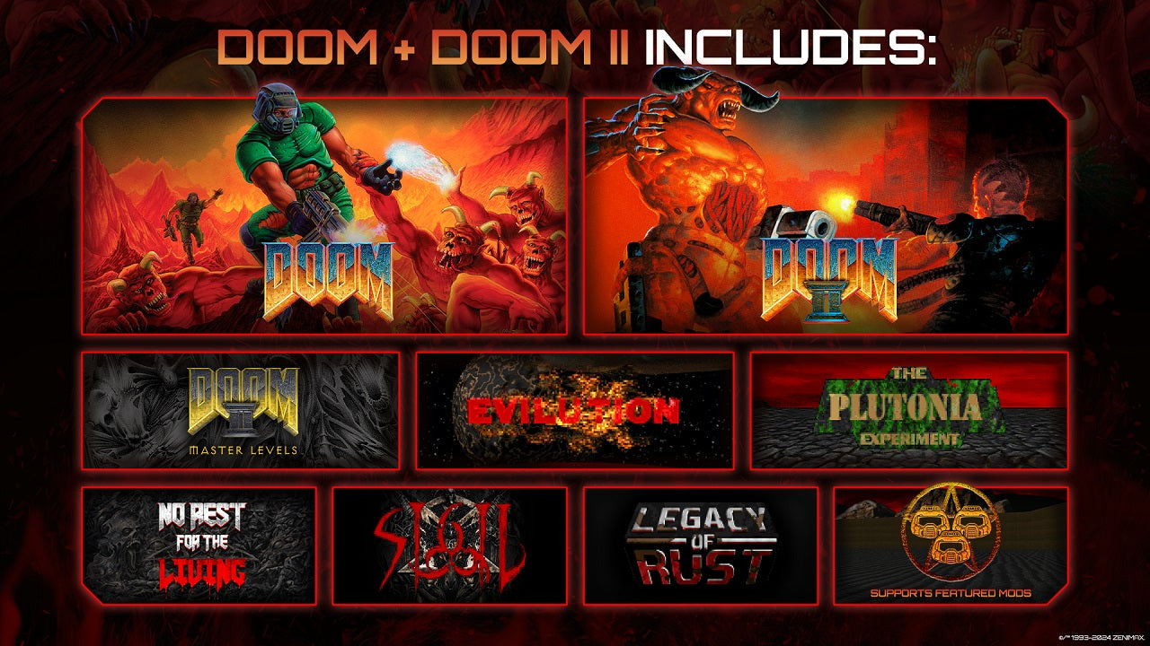 NSW DOOM + DOOM II (M18)