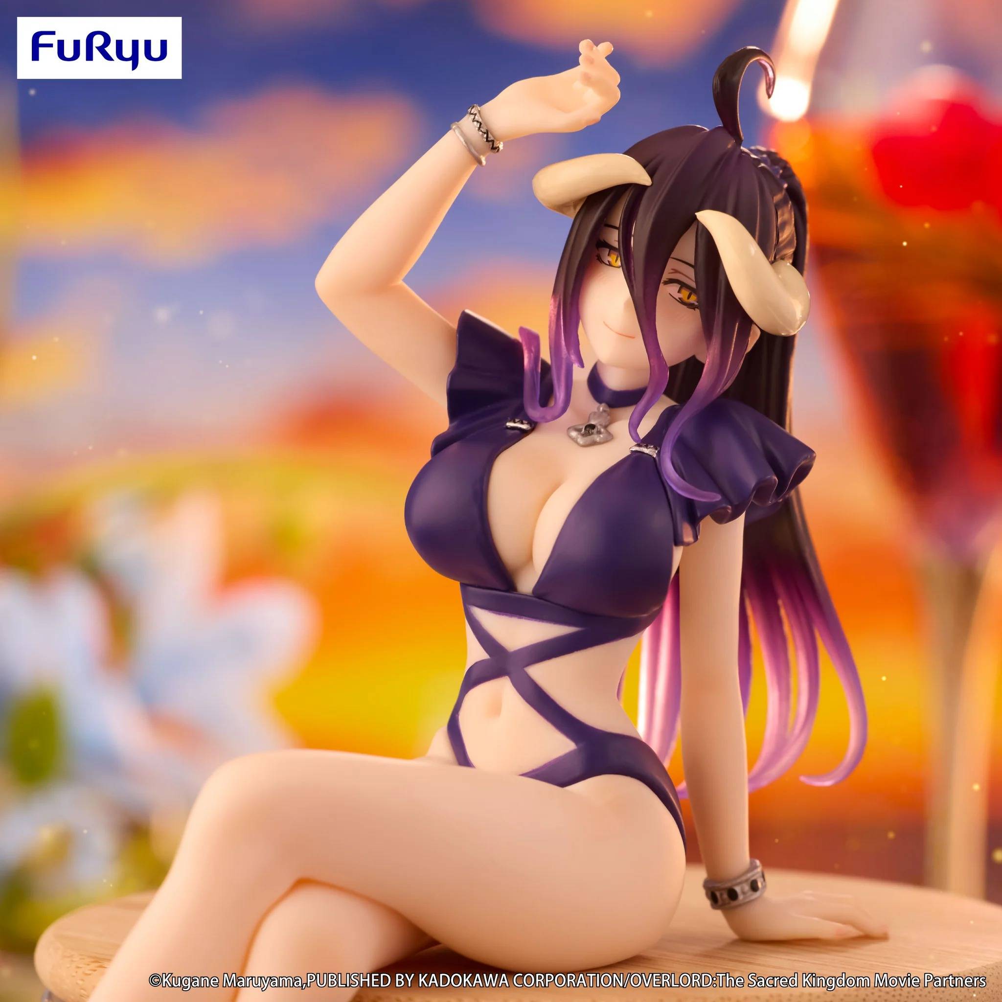 FuRyu Albedo Dark Swimsuit Purple Ver. Overlord Noodle Stopper
