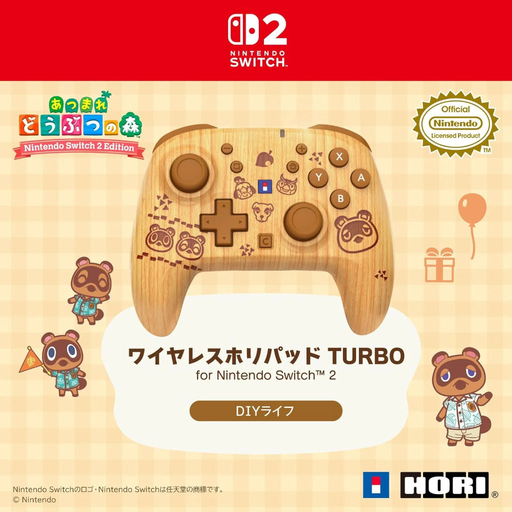 HORI HORIPAD Turbo Wireless Animal Crossing: New Horizons Series for N