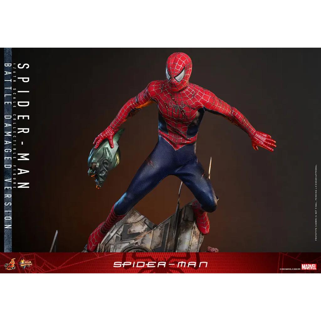 MMS859 Spider-Man - 1/6th scale Spider-Man (Battle Damaged Version)