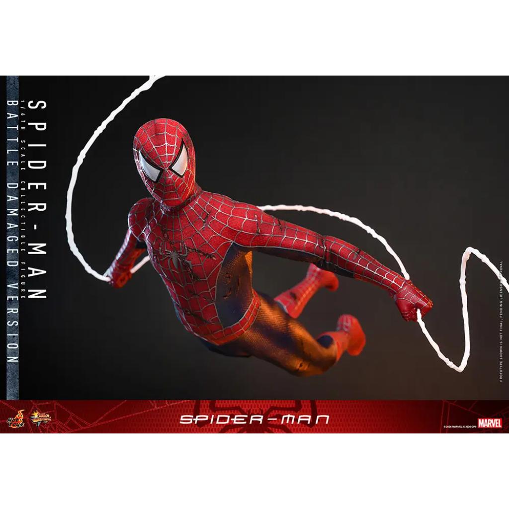 MMS859 Spider-Man - 1/6th scale Spider-Man (Battle Damaged Version)