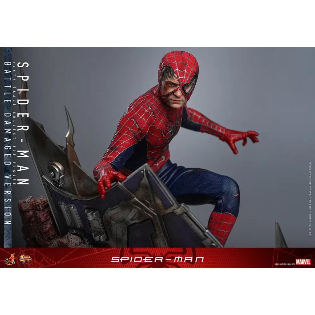 MMS859 Spider-Man - 1/6th scale Spider-Man (Battle Damaged Version)