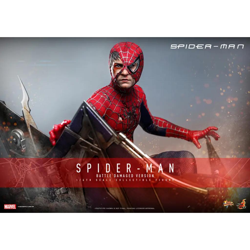 MMS859 Spider-Man - 1/6th scale Spider-Man (Battle Damaged Version)