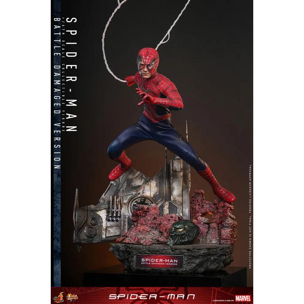 MMS859 Spider-Man - 1/6th scale Spider-Man (Battle Damaged Version)