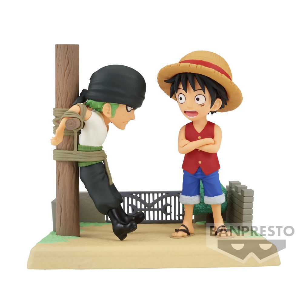 One Piece World Collectable Figure Log Stories - Monkey.D.Luffy & Roronoa Zoro