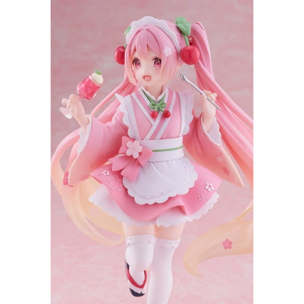 Taito Hatsune Miku Sakura Miku Japanese Style Cafe Ver. Coreful Figure