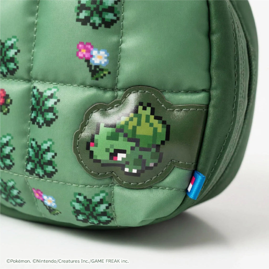 HORI Kurting Medium Pouch (Pokemon Pixel Green) for Nintendo Switch 2 (NSX-192A)