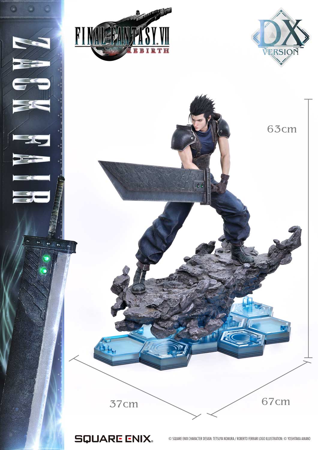 [*RETAIL ONLY PRE-ORDER] Square Enix Masterline Final Fantasy VII Rebirth 1/4 Scale - Zack Fair Deluxe Ver.