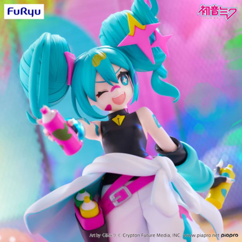 FuRyu Hatsune Miku Paint Girl Trio-Try-It Figure