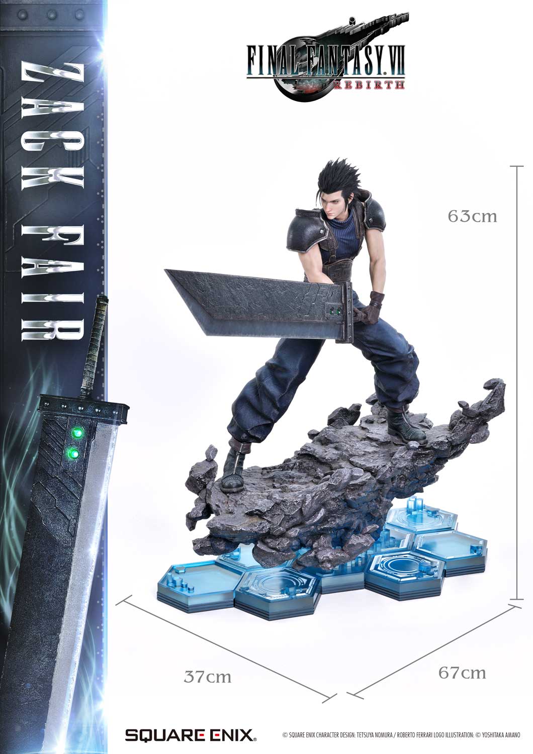 [*RETAIL ONLY PRE-ORDER] Square Enix Masterline Final Fantasy VII Rebirth 1/4 Scale - Zack Fair