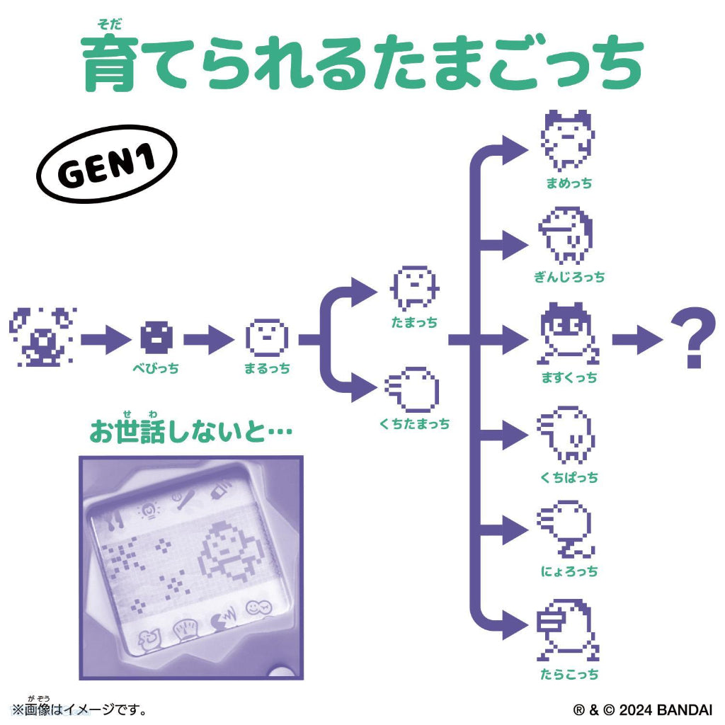 Bandai Original Tamagotchi Gen 1 - Matcha Sprinkles
