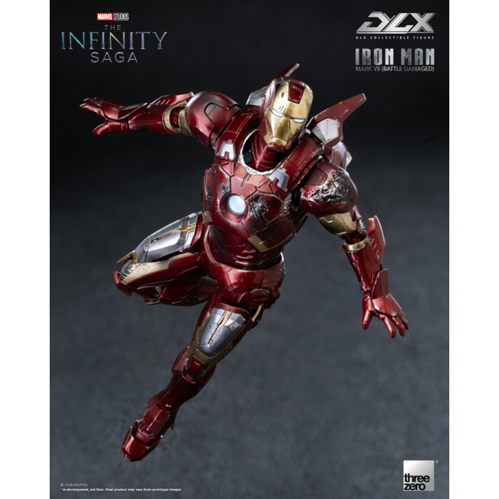 DLX Scale Marvel Studios: The Infinity Saga - Iron Man Mark VII (Battle Damaged)