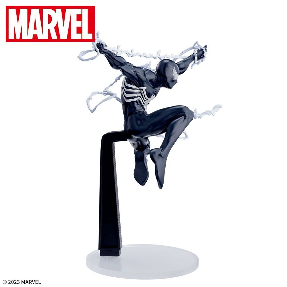 Sega Black-Costume Spider-Man Luminasta Marvel Comics Figure