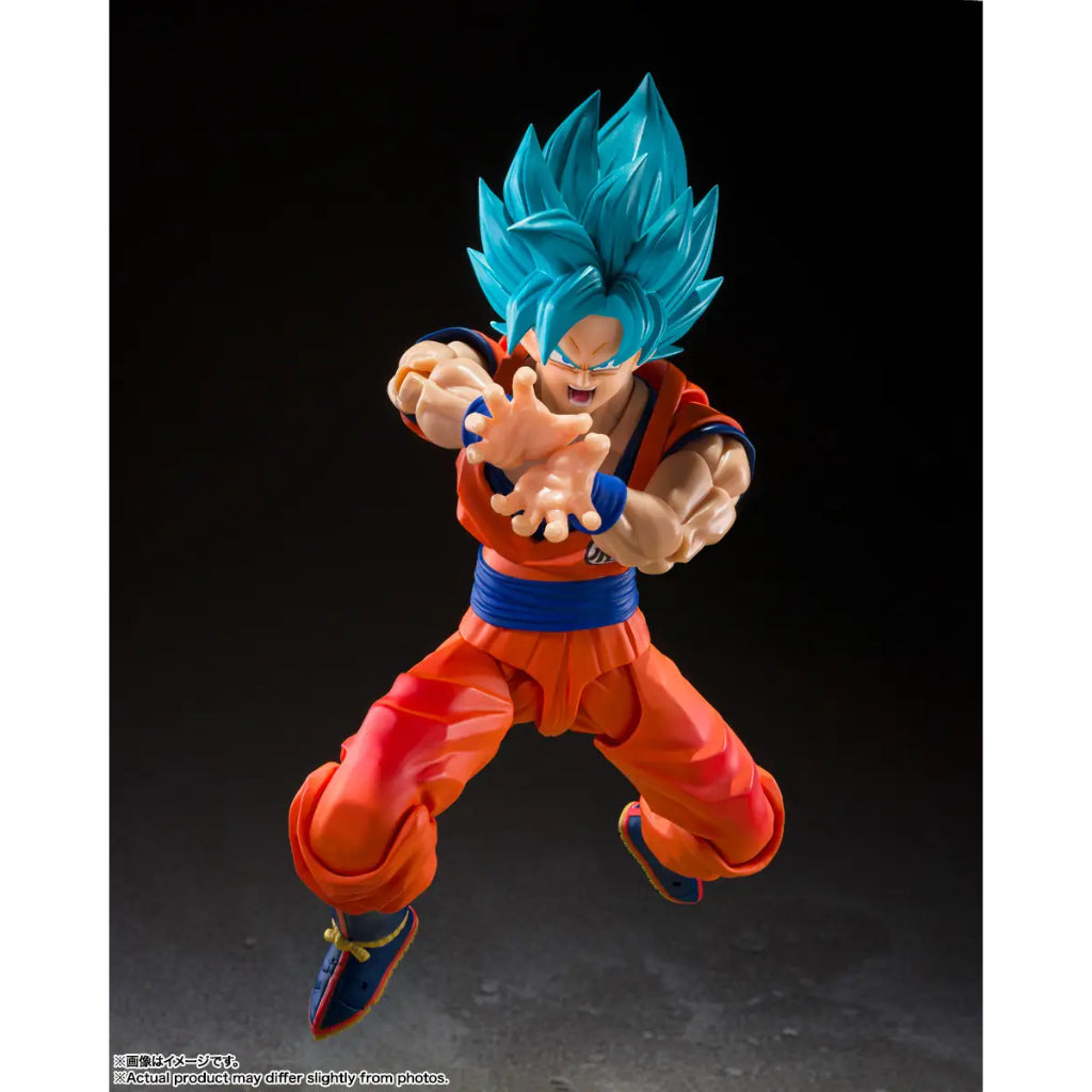 S.H.Figuarts Super Saiyan God Super Saiyan Son Goku Blue Power Transcending Limits (Reissue)