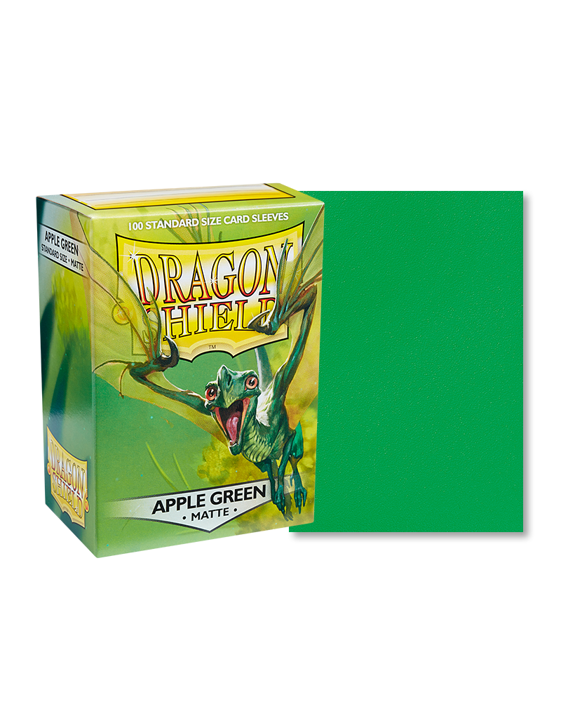 Dragon Shield Matte Sleeves 100CT - Apple Green (Standard Size)