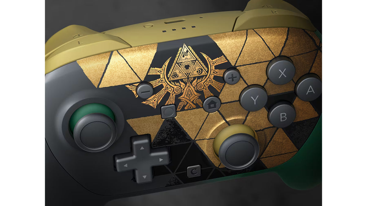 Nintendo Switch 2 Pro Controller + Display Stand - The Legend of Zelda 40th Anniversary Edition