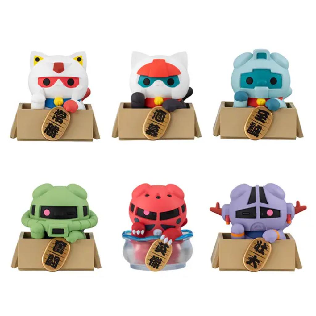 Mega Cat Project Mobile Suit Gundam Nyandam Lucky Cat (Box Of 6)