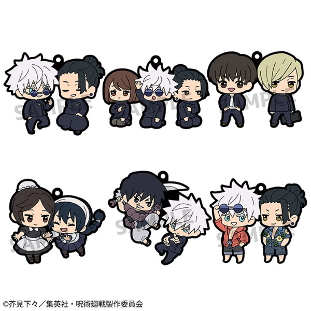 Rubber Mascot Buddycolle Jujutsu Kaisen Vol.4 Kaigyoku Gyokusetsu Box (Box Of 6)