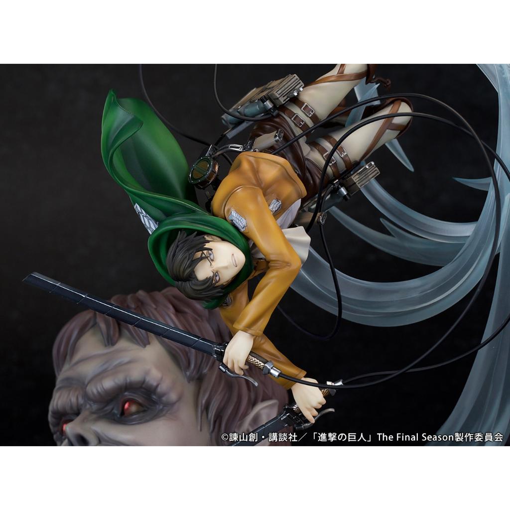 Attack On Titan - Scale Figure Levi Vs Beast Titan Ver.