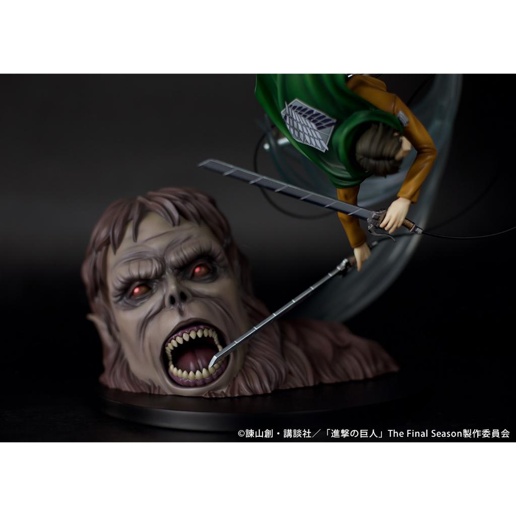 Attack On Titan - Scale Figure Levi Vs Beast Titan Ver.