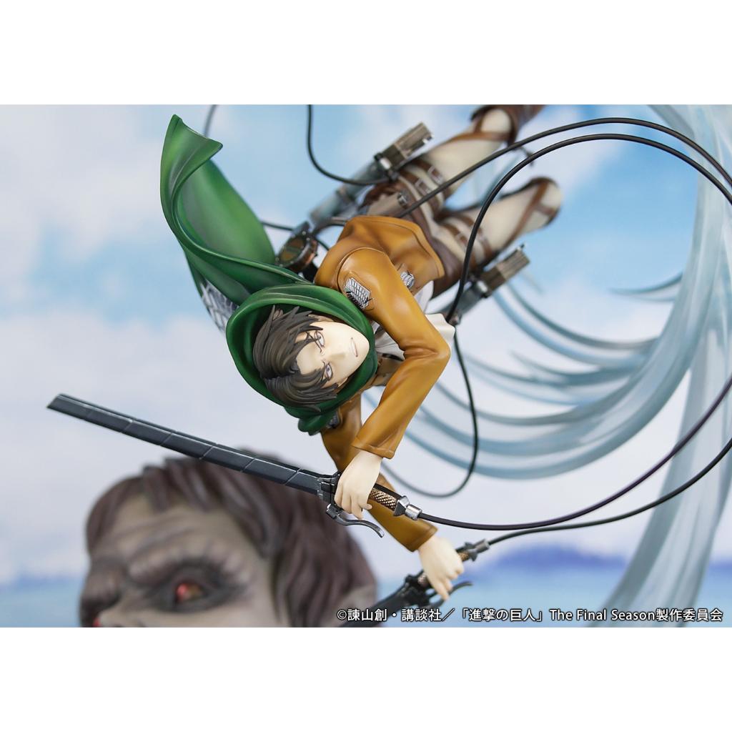 Attack On Titan - Scale Figure Levi Vs Beast Titan Ver.