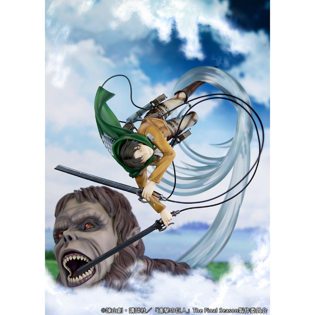 Attack On Titan - Scale Figure Levi Vs Beast Titan Ver.