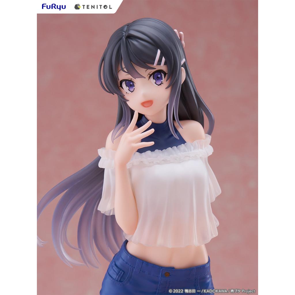 Rascal Does Not Dream Of Bunny Girl Senpai - Tenitol Tall Mai Sakurajima Figurine