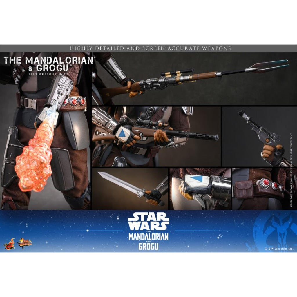 MMS871 The Mandalorian and Grogu - 1/6 The Mandalorian and Grogu Collectible Set