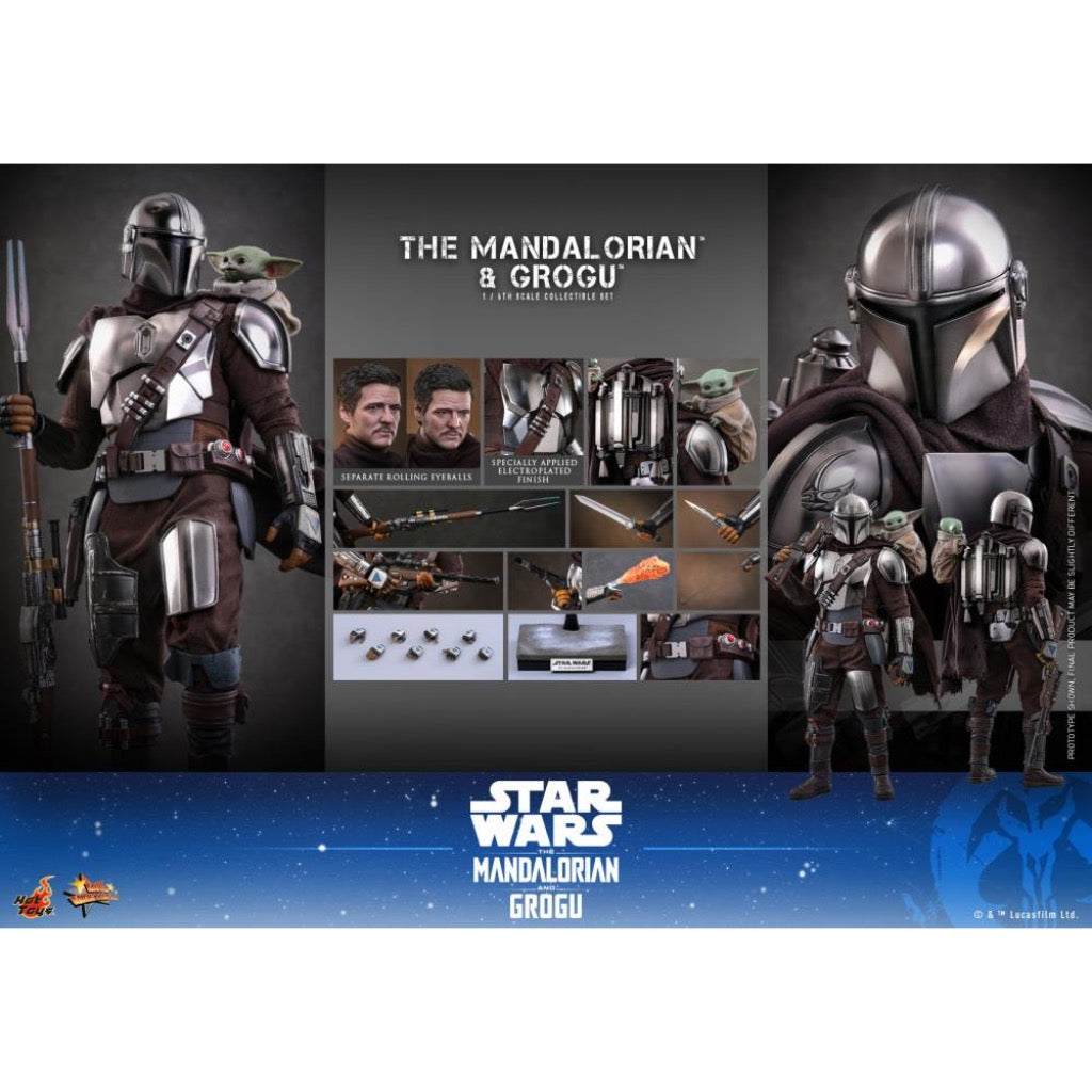 MMS871 The Mandalorian and Grogu - 1/6 The Mandalorian and Grogu Collectible Set