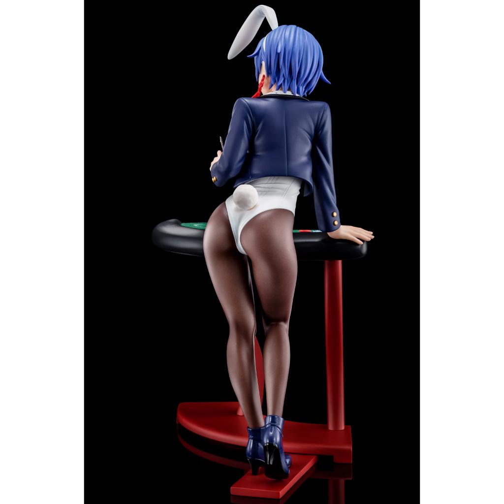 The Demon Sword Master Of Excalibur Academy - Sakuya Sieglinde Wearing Lapis Lazuli Blue Bunny Costume With Nip Slip Gimmick System Figurine