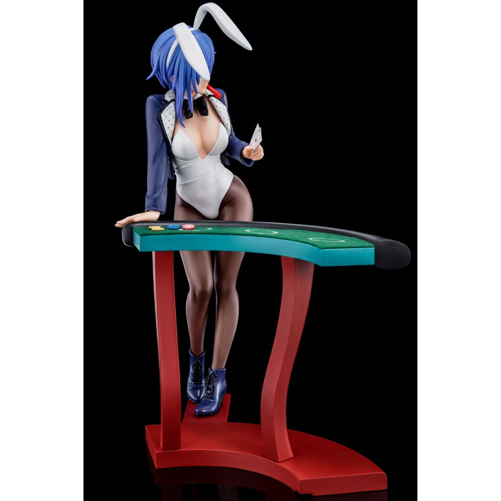 The Demon Sword Master Of Excalibur Academy - Sakuya Sieglinde Wearing Lapis Lazuli Blue Bunny Costume With Nip Slip Gimmick System Figurine