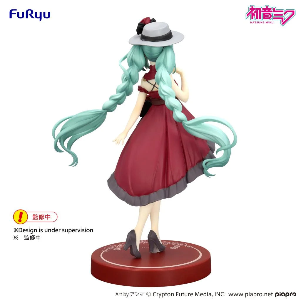 FuRyu Hatsune Miku Outing Dress Red Colour Trio-Try-It Figure