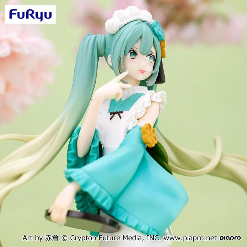 FuRyu Hatsune Miku Matcha Parfait Mint Sweet Sweets Exceed Creative Figure