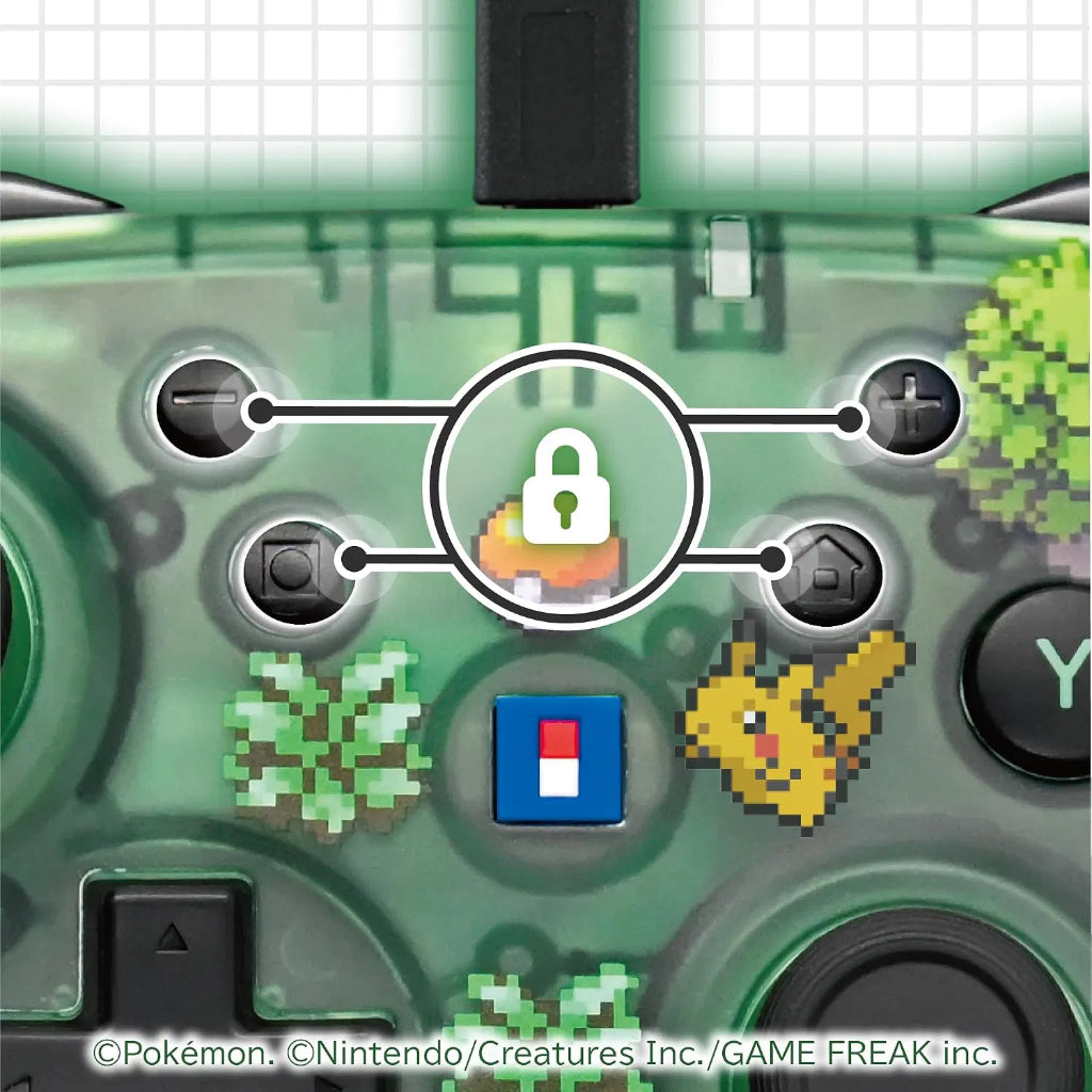 HORI Wired HORIPAD Turbo (Pokemon Pixel Green) for Nintendo Switch 2 (NSX-229A)