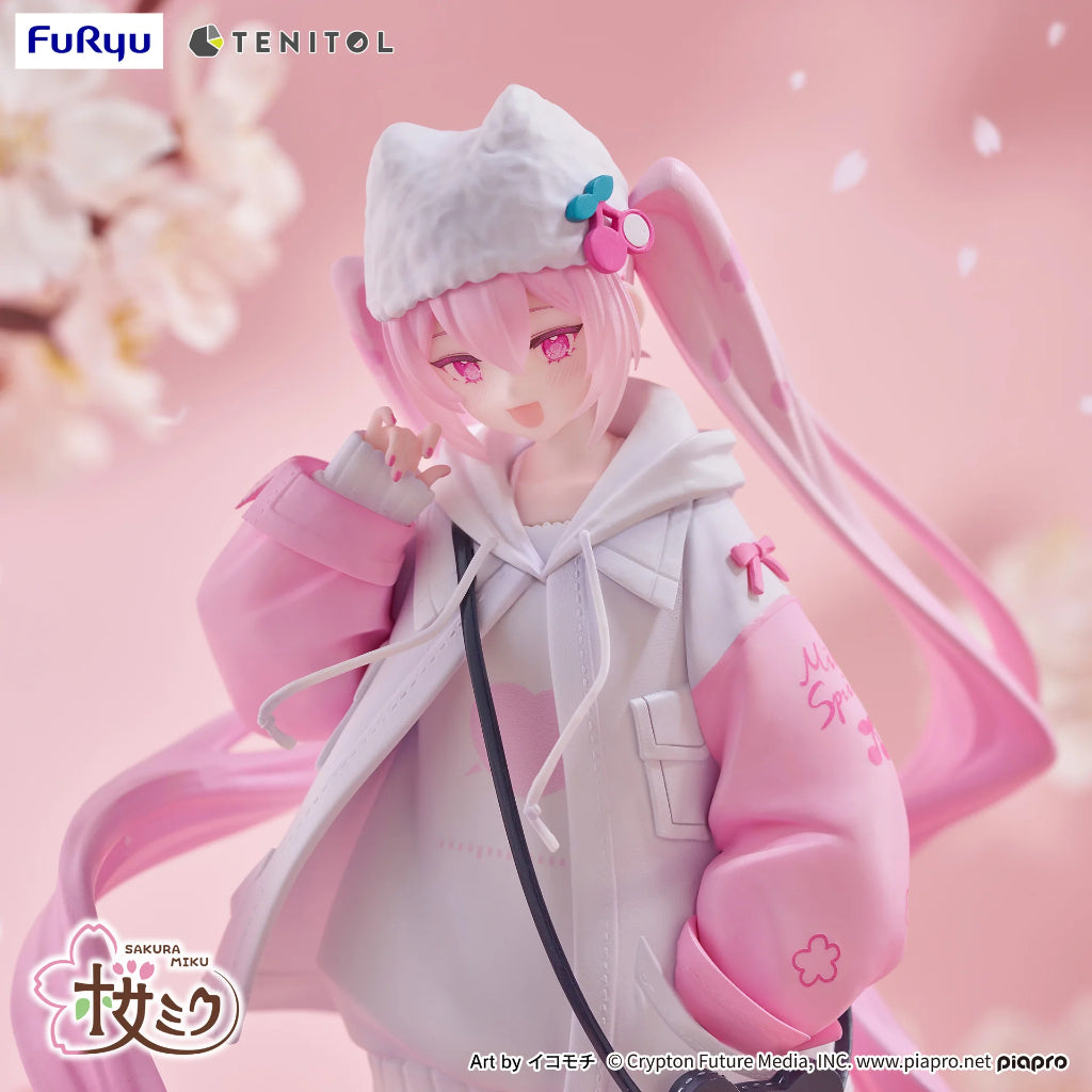 FuRyu TENITOL Sakura Miku Cool Style Hatsune Miku Figure