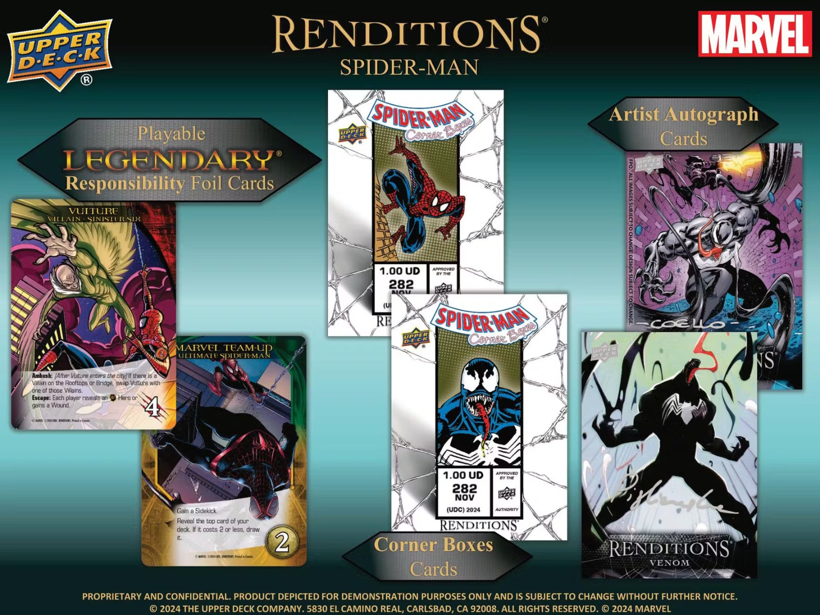 Upper Deck 2024 Marvel Renditions Spider-Man (UD51891) (12/Box)