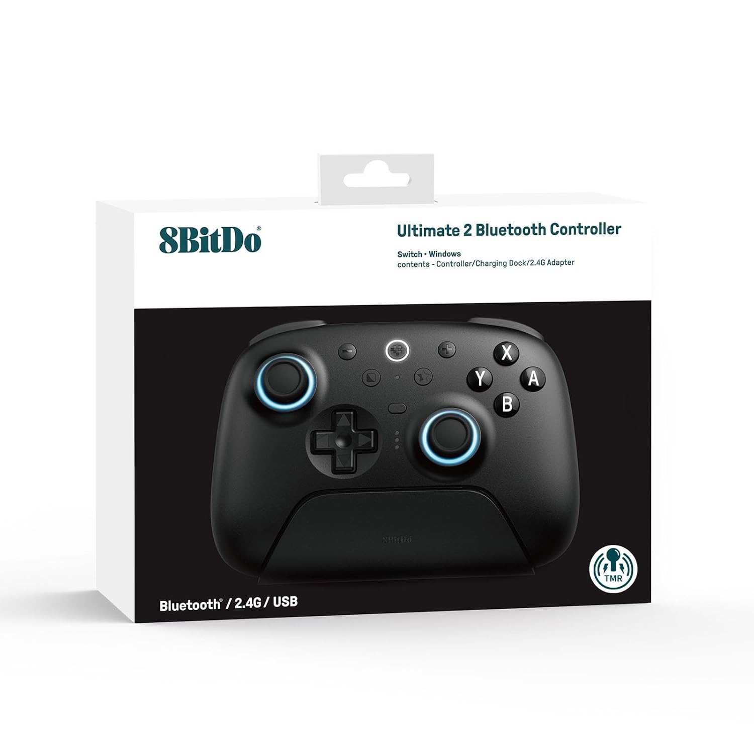 8BitDo Ultimate 2 Bluetooth Controller w/ Charging Dock - Black