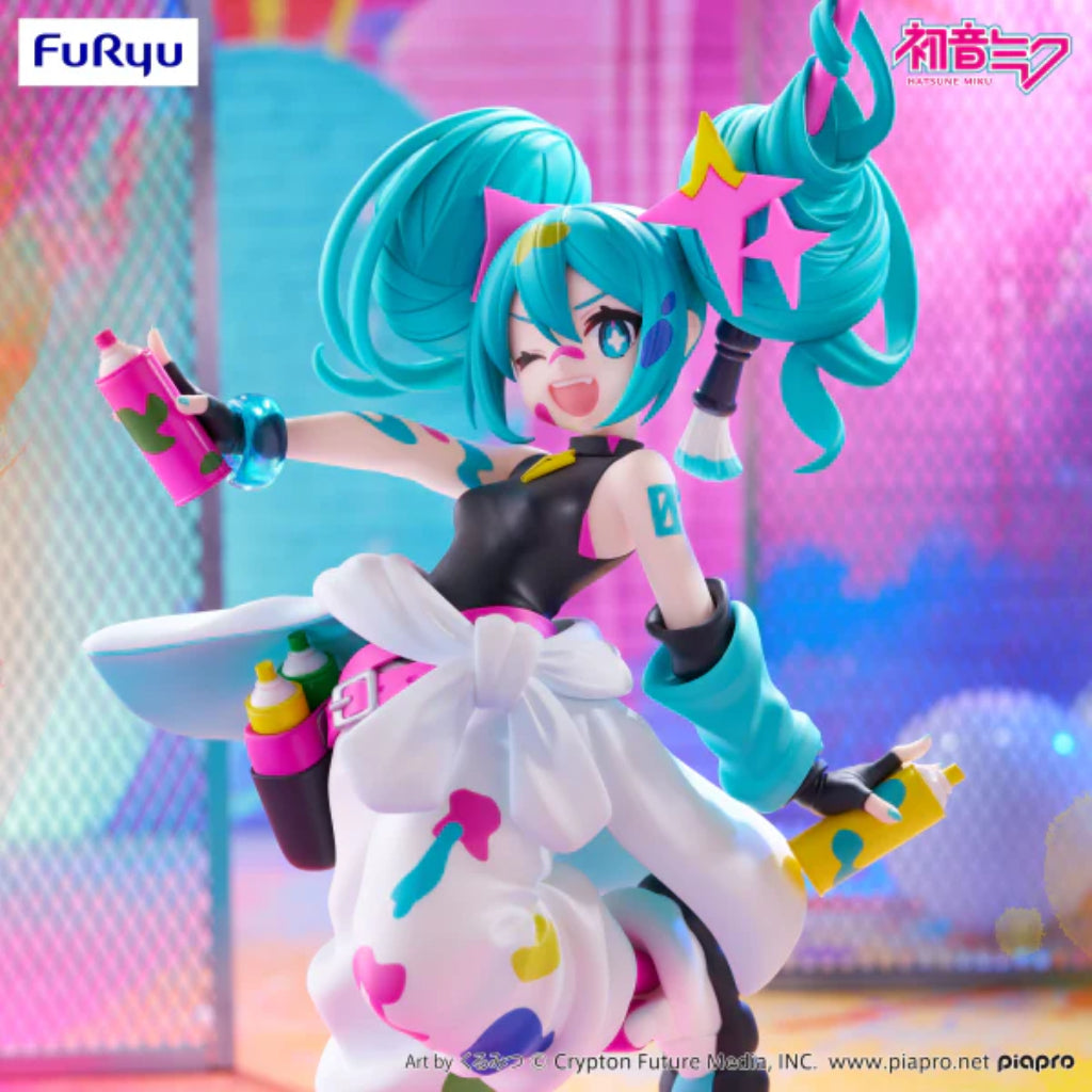 FuRyu Hatsune Miku Paint Girl Trio-Try-It Figure