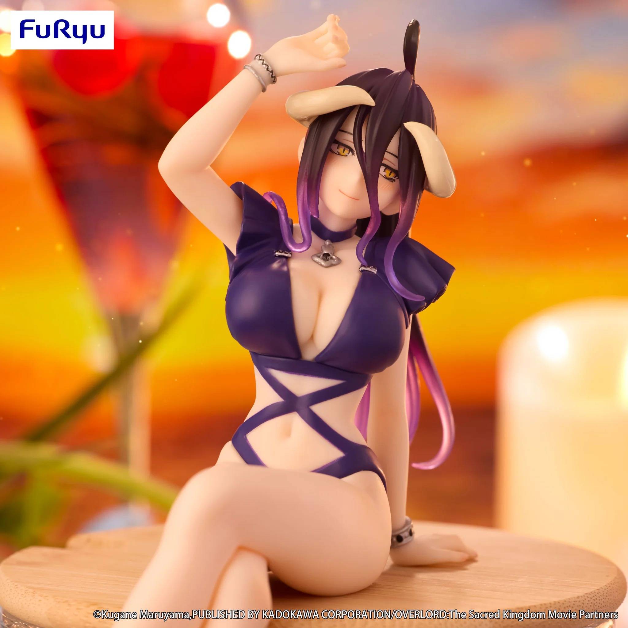 FuRyu Albedo Dark Swimsuit Purple Ver. Overlord Noodle Stopper