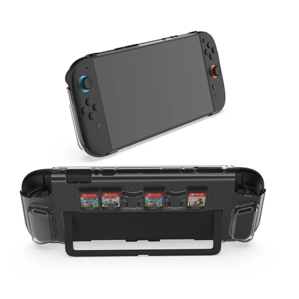 Dobe NS2 Crystal Case w/ 6 Game Card Slot (TNS-3155)